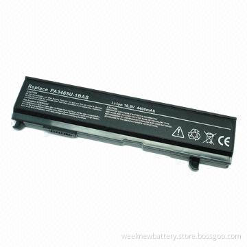 Grade A Laptop Battery for Toshiba, 14-month Warranty Replacement